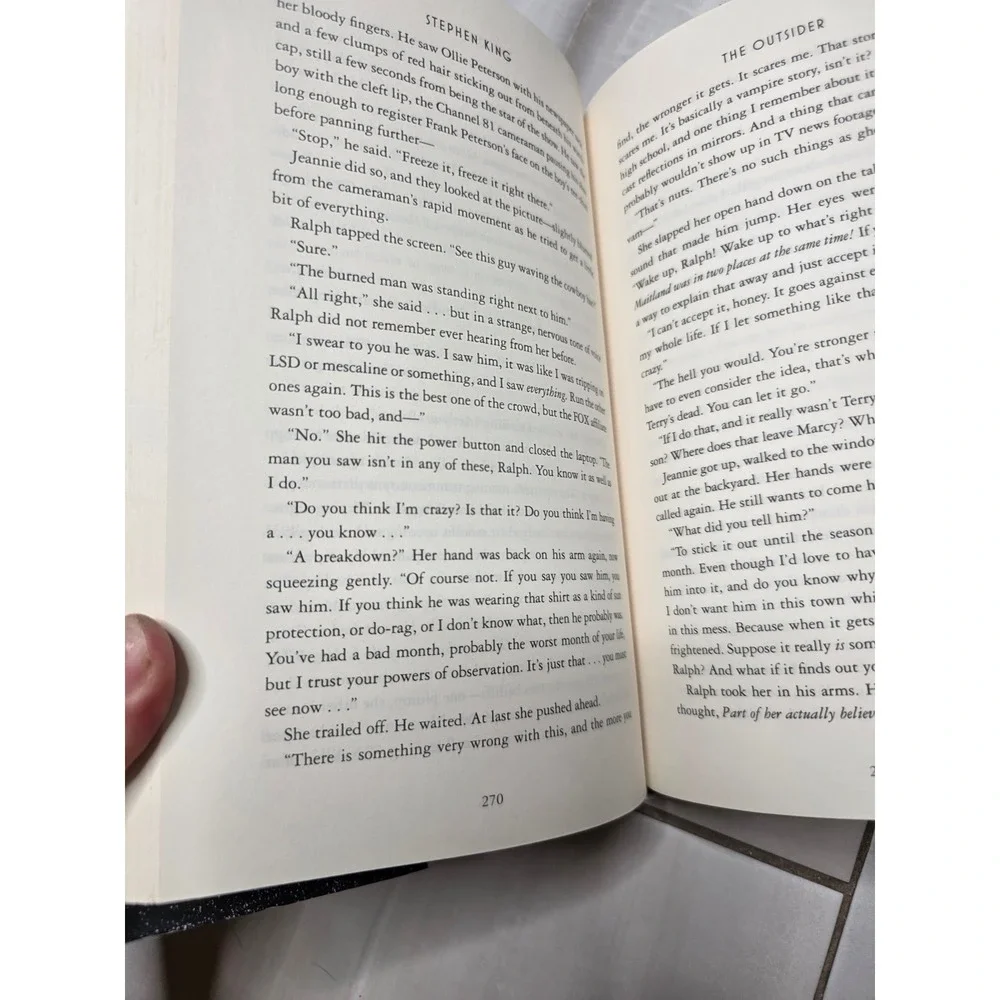 Stephen King The Outsider Hardcover Novel First Edition‎ Crime Horror Thriller